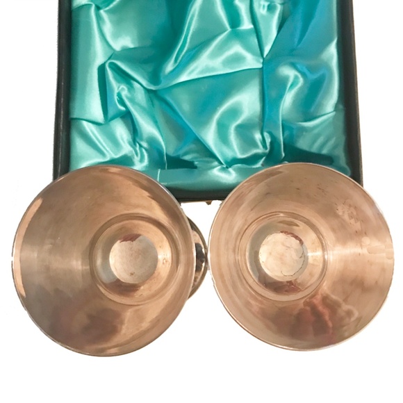 Burke & Wallace Silver Goblets Set - Picture 2 of 5